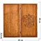 Нарды деревянные Герб РФ 60 см из массива бука - фото 183174