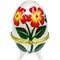 Яйцо пасхальное шкатулка керамическая 13 см - фото 183435