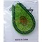 Брошь (BP-1447) Авокадо со стразами 12 шт/уп - фото 184139