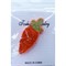 Брошь (BP-1448) Морковка со стразами 12 шт/уп - фото 184145