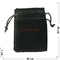 Чехол подарочный замша 20x30 см черный 25 шт/уп - фото 185009