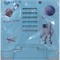Подставка для книг металлическая (GK-1314) Космонавт 12 шт/уп - фото 185657