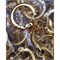 Замок для брелков под золото «круглая змейка» 1000 шт/упаковка - фото 186801