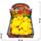 Цыплята желтые игрушка светящаяся 12 шт/упаковка - фото 188454