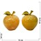 Яблоко из медового оникса 5 дюймов 12,5 см - фото 189556