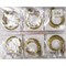 Брошь со стразами (BP-1844) Змея металлическая 12 шт/упаковка - фото 189661