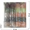 Резинка пружинка яркая цветная 5 см 100 шт/упаковка (M-74) - фото 189933