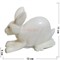Кролик из мрамора 11x13 см символ 2023 года - фото 190210