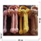 Наушники меховые «уточки» с тесемками цветные (ушки поднимаются) - фото 191795
