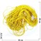 Гайтан шнурок шелковый 70 см золотой цвет - фото 192121