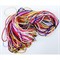 Гайтан шнурок светлые тона 2 мм 70 см цветной (греческий шелк) 100 шт/упаковка - фото 192868