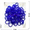 Кольцо кварц синий - фото 193207