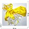 Шнурок для бейджа желтый цвет 25 шт/связка - фото 193685