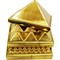 Пирамида из латуни из 3 частей большая 4,2x5 см - фото 193792