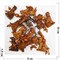 Брелок Фэншуй деревянный «Собака» 10 шт/связка - фото 194404