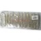 Браслет металлический серебро (BR-117) со стразами в 3 ряда 12 шт/упаковка - фото 194547