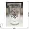 Стакан граненый 250 мл «герб России серебро» в подарочной упаковке - фото 194648