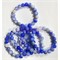 Браслет из агата 10 мм светло-голубых оттенков (натуральный камень) - фото 195490
