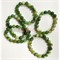 Браслет из агата 10 мм оливковых оттенков (натуральный камень) - фото 195494