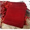 Чехол подарочный замша 9x12 см красный 50 шт/уп - фото 195533