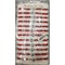 Браслет с толстой красной ниткой «крест + шпинель + стразы» F-276 - фото 195717