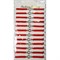 Браслет (O-42) с толстой красной ниткой «крест из страз» 12 шт/упаковка - фото 195736