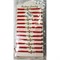 Браслет (D-81) с толстой красной ниткой «крест со стразами» 12 шт/упаковка - фото 195747