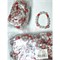 Браслет от сглаза (KN-1046) со стразами под жемчуг (розовая бусина) 12 шт/упаковка