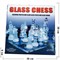 Шахматы стеклянные 35 см - фото 196313