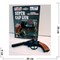 Револьвер Super Cap Gun с глушителем металлический для пистонов игрушечный - фото 196410