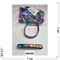 Браслет из гематита (BR-263) цветной магнитный «виндовс» 12 шт/упаковка - фото 199829