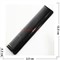 Расческа черная прямая 12,5 см 20 шт/упаковка - фото 199872