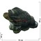 Жаба трехлапая из нефрита с монетой 7 см - фото 199984