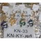 Брелок металлический Дракон с жемчужиной (KY-1419) со стразами 12 шт/упаковка - фото 202116