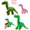 Брелок мягкая игрушка (KL-4460) Динозавры 17 см высота - фото 202379