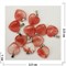 Сердце подвеска 2,5x2,5 см из розового халцедона (цена за 1 шт) - фото 202599