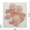 Галтовка окатыш из розового кварца полированный (цена за 1 шт) - фото 202748
