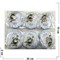 Брошь металлическая Черепаха со стразами 12 шт/упаковка (BP-1074) - фото 203225
