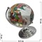 Глобус цветной с континентами 80 мм - фото 204125