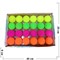 Игрушка светящаяся мячик 4 цвета 55 мм 24 шт/упаковка - фото 204405