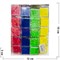 Брелок головоломка (KY-1726) Maze лабиринт цветная с шариком 20 шт/упаковка - фото 204511