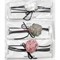 Чокер повязка на шею (N-47) роза 6 цветов 12 шт/упаковка - фото 204742