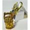 Брелок Фэншуй (BR-135) Ведро со слитками металлический (цвет золотой) - фото 205022
