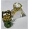 Брелок Фэншуй (BR-135) Ведро со слитками металлический (цвет зеленый) - фото 205024