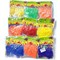 Резинки (AN-35) для плетения браслетов цветные цена за блок (12уп x 300 шт) - фото 205686