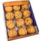Мячик 60 мм из твердой резины «баскетбол» 24 шт/упаковка - фото 206596