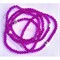 Браслет 2-3 мм с крестом из стекла цвет фиолетовый прозрачный - фото 206744