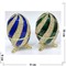Яйца-шкатулки Фаберже (3191) металлическая со стразами 10 см высота - фото 207070