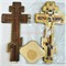 Крест деревянный (G-369) на подставке 12 шт/упаковка - фото 207560
