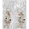Брелок со стразами (KY-4745) кошки 12 шт/упаковка - фото 213904